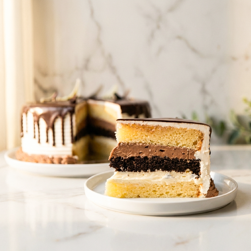 Gateau moitie-moitie